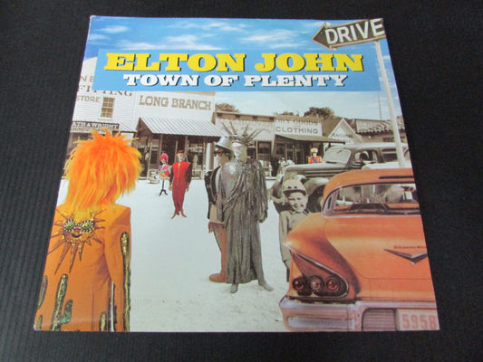 ELTON JOHN   SP 45T 7"   TOWN OF PLENTY   1988   FRANCE