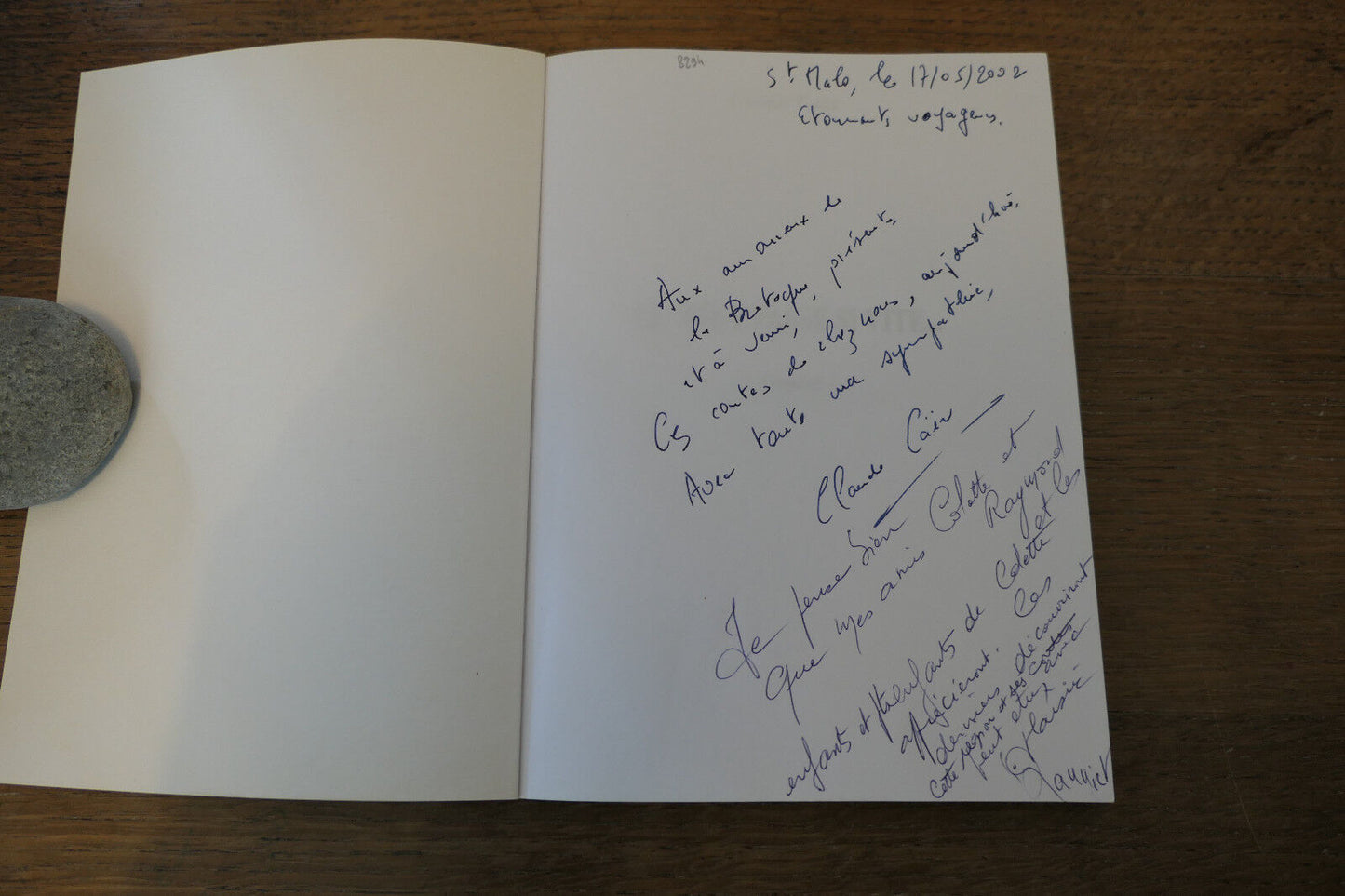 CONTES BRETONS RETROUVES   CLAUDE CAER   AVEC ENVOI   1999