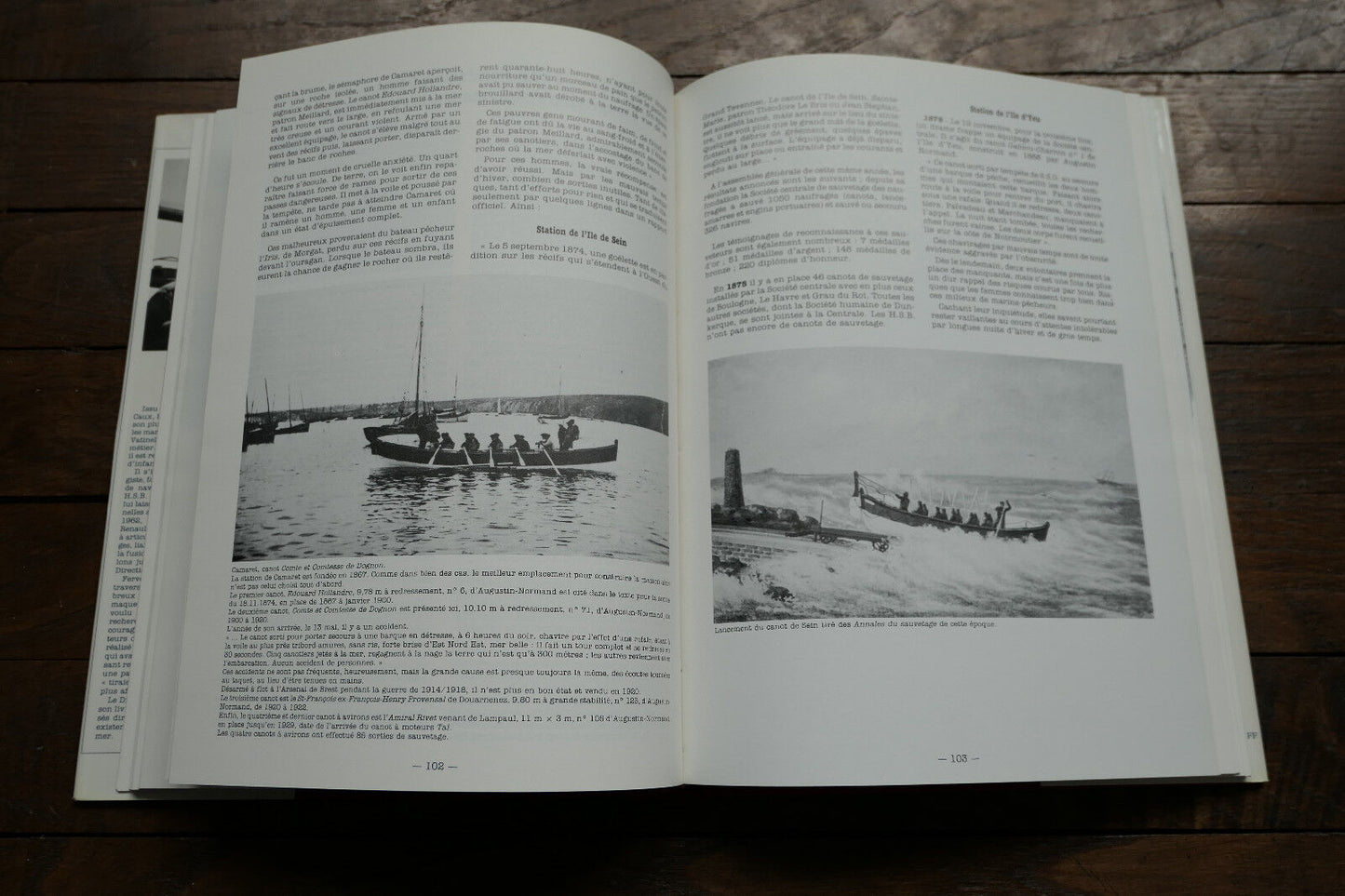 LE SAUVETAGE AU TEMPS DES AVIRONS ET DE LA VOILE   LE CHASSE MAREE ESTRAN 1986
