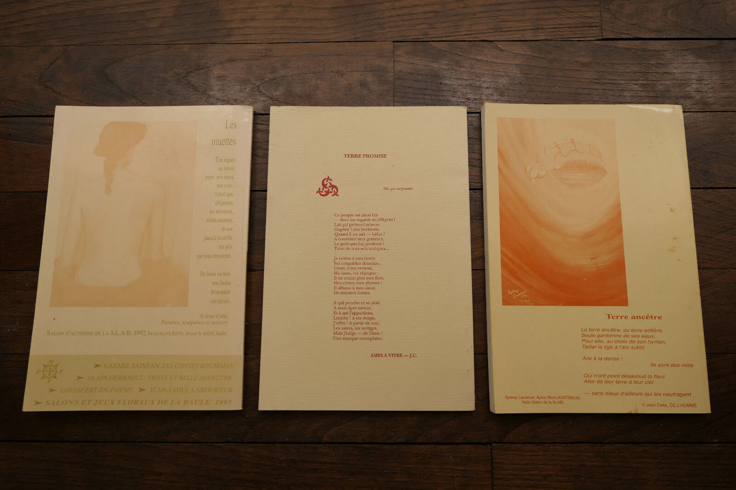 LES CAHIERS DE LA BAULE   REVUE LITTERAIRE ET ARTISTIQUE   LOT DE 3 NUMEROS