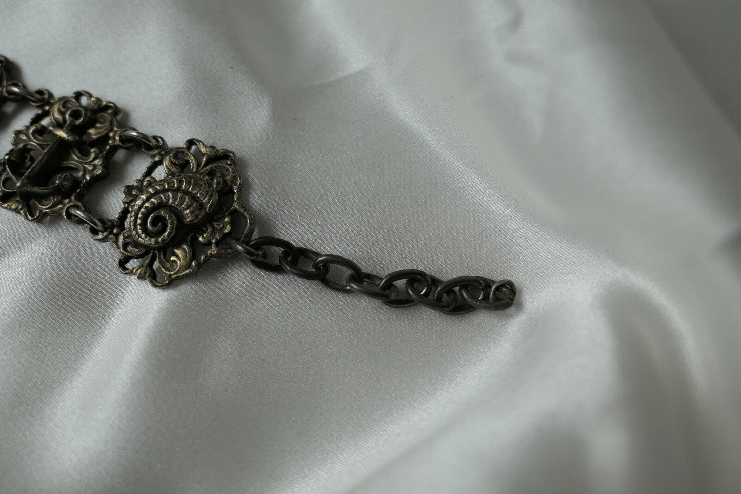 BRACELET VINTAGE METAL THEME MARINE POISSON COQUILLAGES BATEAU