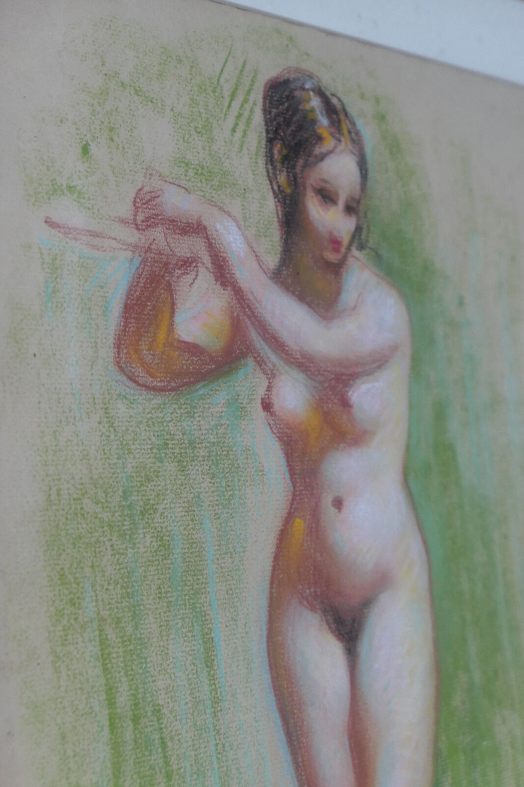GEORGES MARCHOU (1892-1984) DESSIN ORIGINAL NU FEMME DEBOUT