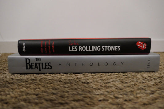BEATLES / ROLLING STONES LOT DE 2 LIVRES MUSIQUE POP ROCK