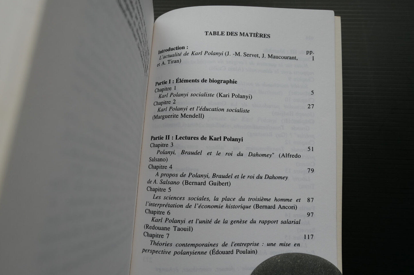 LA MODERNITE DE KARL POLANYI LOGIQUES SOCIALES L'HARMATTAN 2000