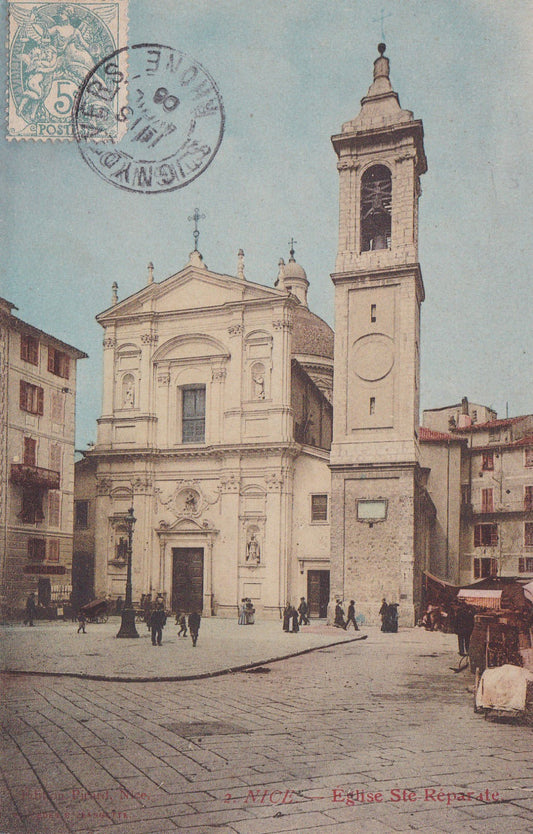 CPA 06 NICE - EGLISE STE REPARATE - 1908