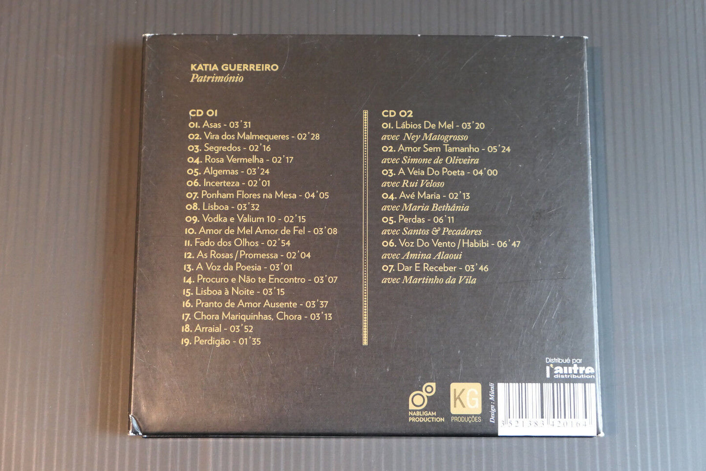 2CD KATIA GUERREIRO / PATRIMONIO