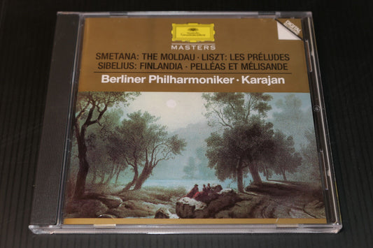 CD SMETANA / LISZT / SIBELIUS / KARAJAN / BERLINER PHILHARMONIKER