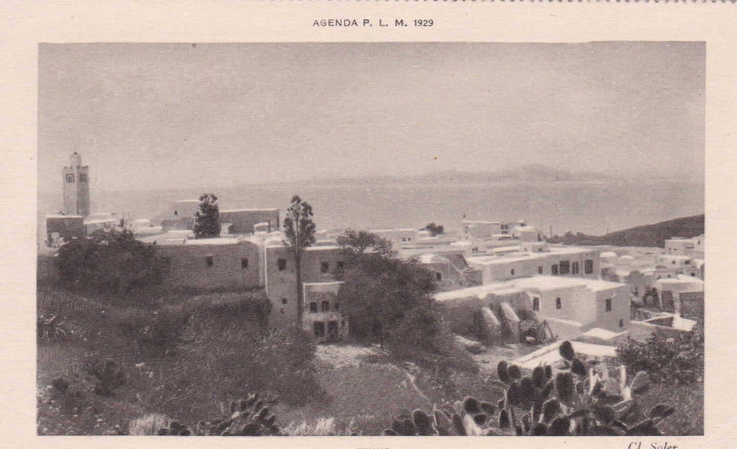 CPA AGENDA PLM 1929 - TUNIS