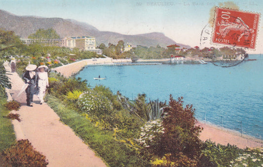 CPA BEAULIEU - LA BAIE DES FOURMIS - 1914