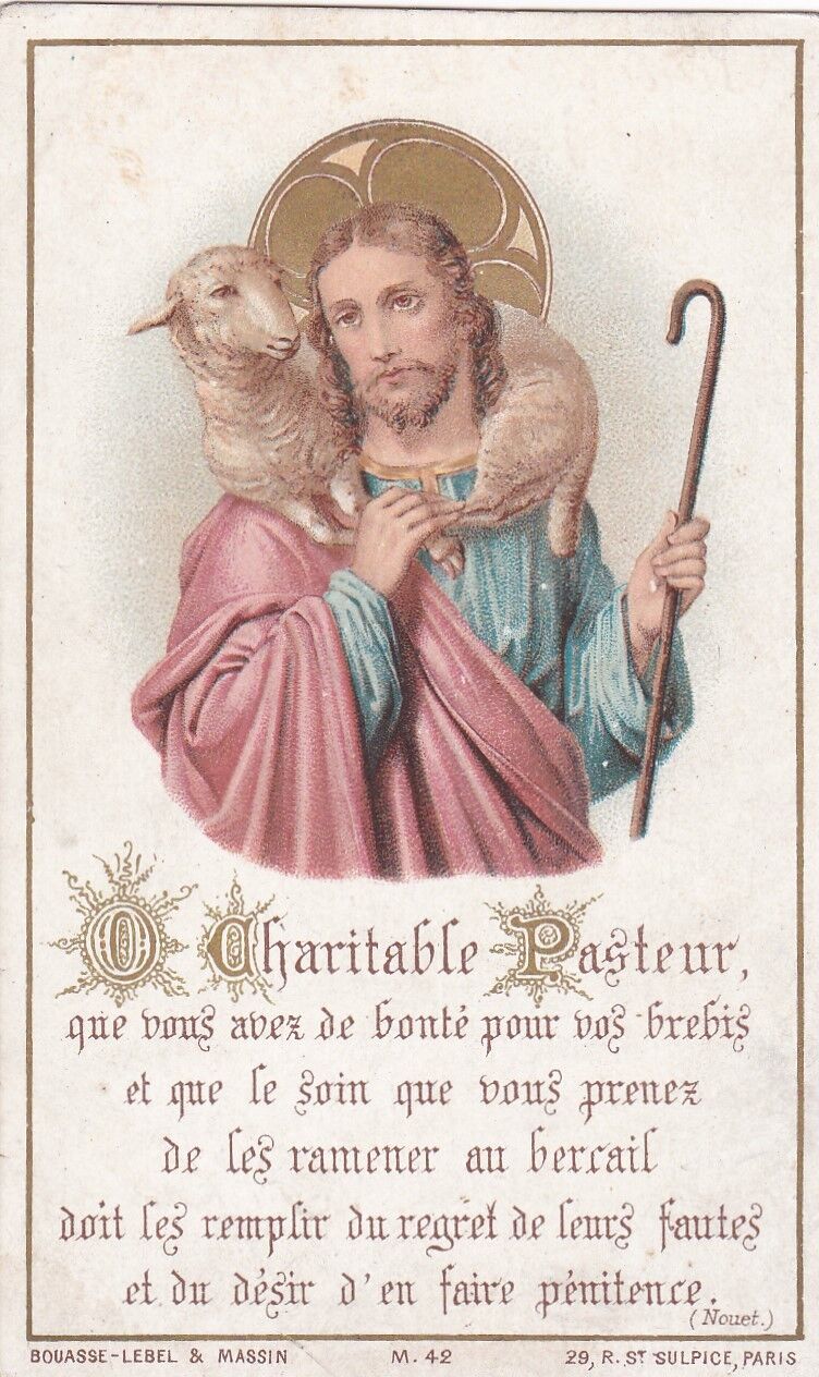 IMAGE PIEUSE RELIGIEUSE BOUASSE LEBEL LOT x 12