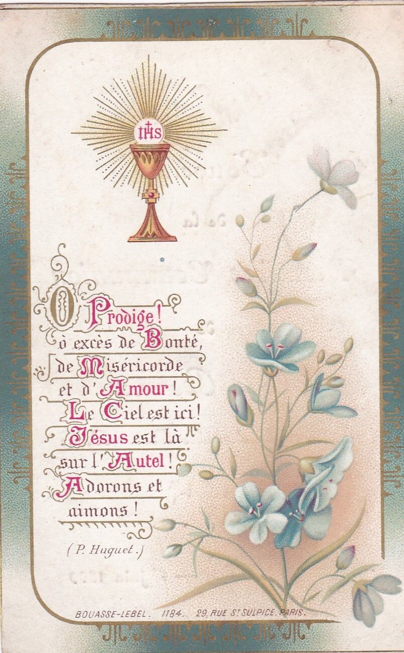 IMAGE PIEUSE RELIGIEUSE RELIGIOUS BOUASSE LEBEL LOT x 12