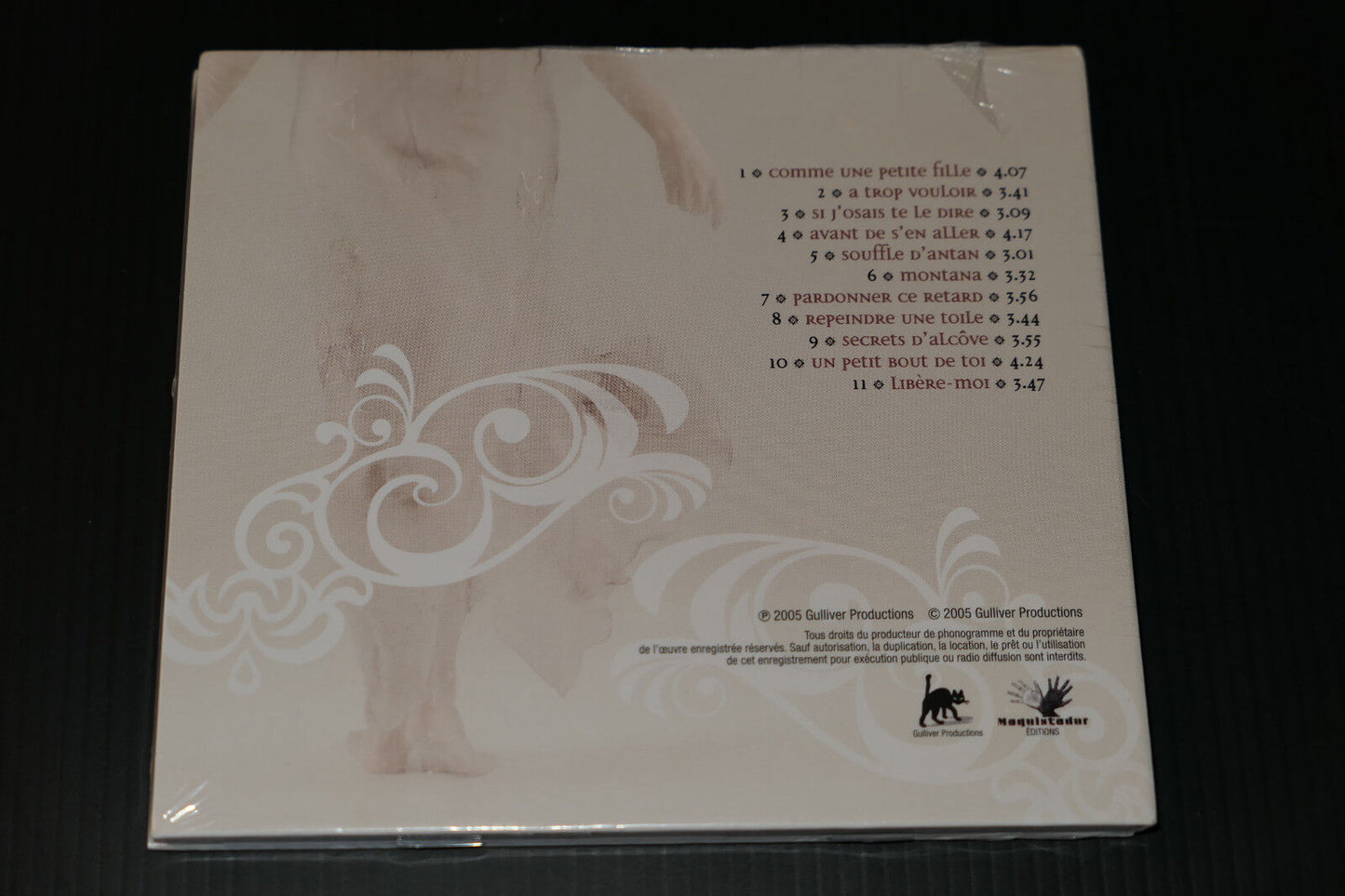 CD NATACHA GAILEEN - SECRETS D'ALCOVE - 2005