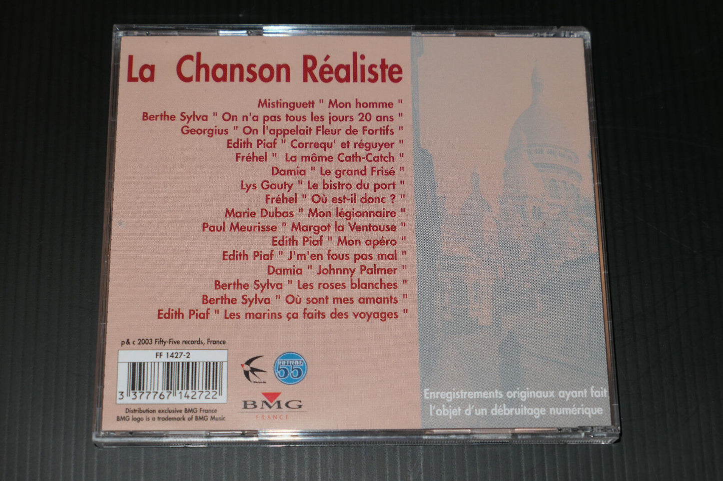 CD LA CHANSON REALISTE - BMG 2003