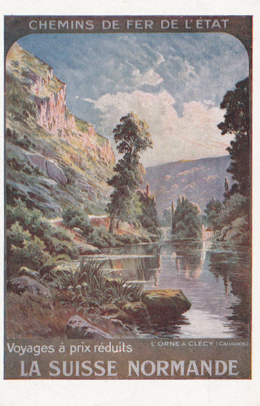 CPA CHEMINS DE FER DE L'ETAT - LA SUISSE NORMANDE