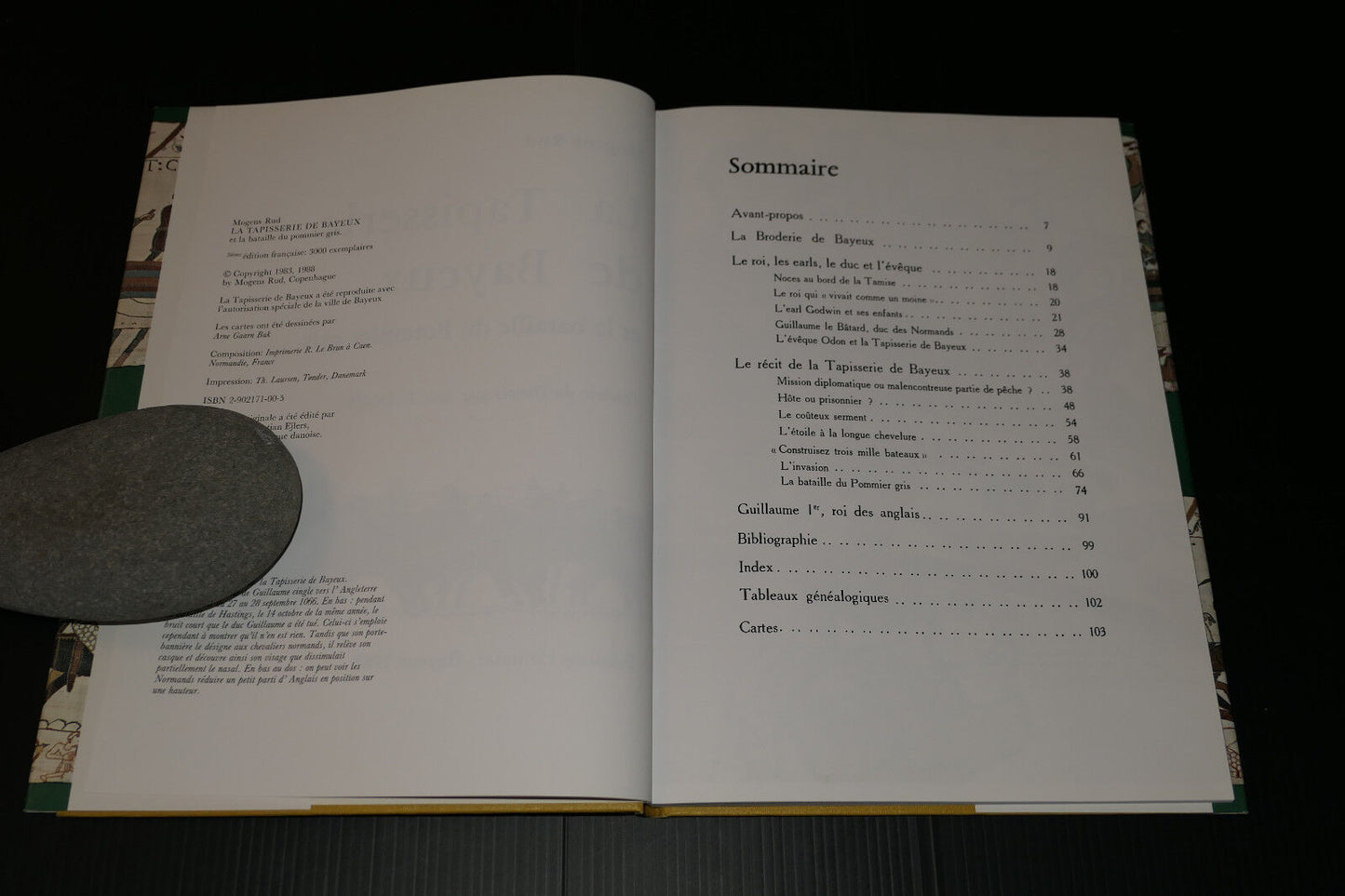 LA TAPISSERIE DE BAYEUX ET LA BATAILLE DU POMMIER GRIS - HEIMDAL 1988