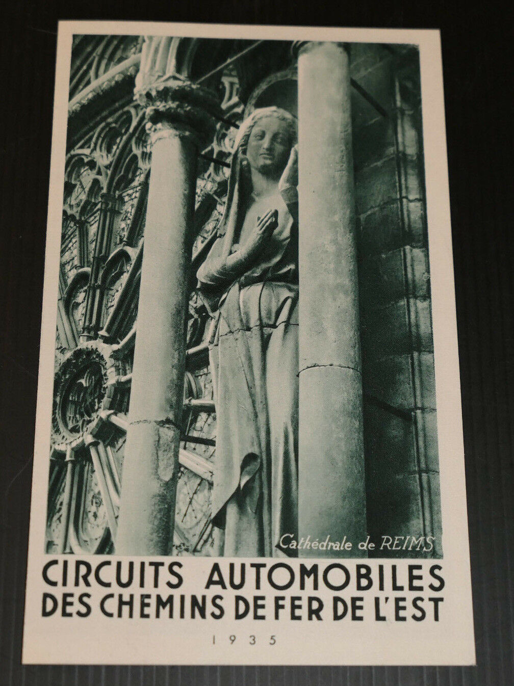 ANCIEN DEPLIANT TOURISTIQUE / CIRCUITS AUTOMOBILES DES CHEMINS DE FER DE L'EST