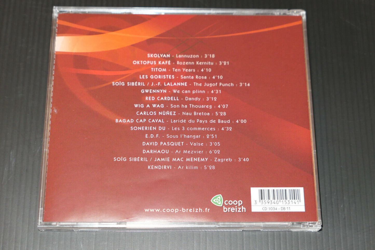 CD FESTIVAL CORNOUAILLE QUIMPER / L'ALBUM OFFICIEL