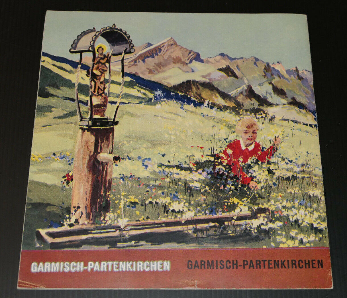 ANCIEN LIVRET GUIDE GARMISCH-PARTENKIRCHEN ALLEMAGNE GERMANY TOURISME HIVER