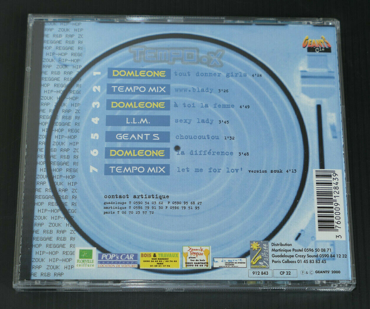 CD TEMPO X  / GEANTS 2000