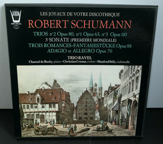 BOX 3LP 33T ROBERT SCHUMANN / TRIO RAVEL / ARION ARN 336014