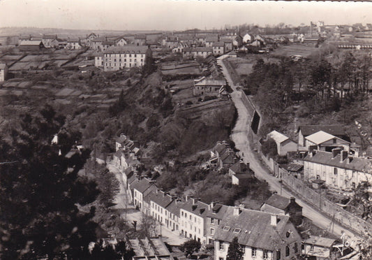 ANCIENNE CARTE POSTALE CPSM 29 PONT-DE-BUIS / LES MAISONS DU SQUIRIOU ...