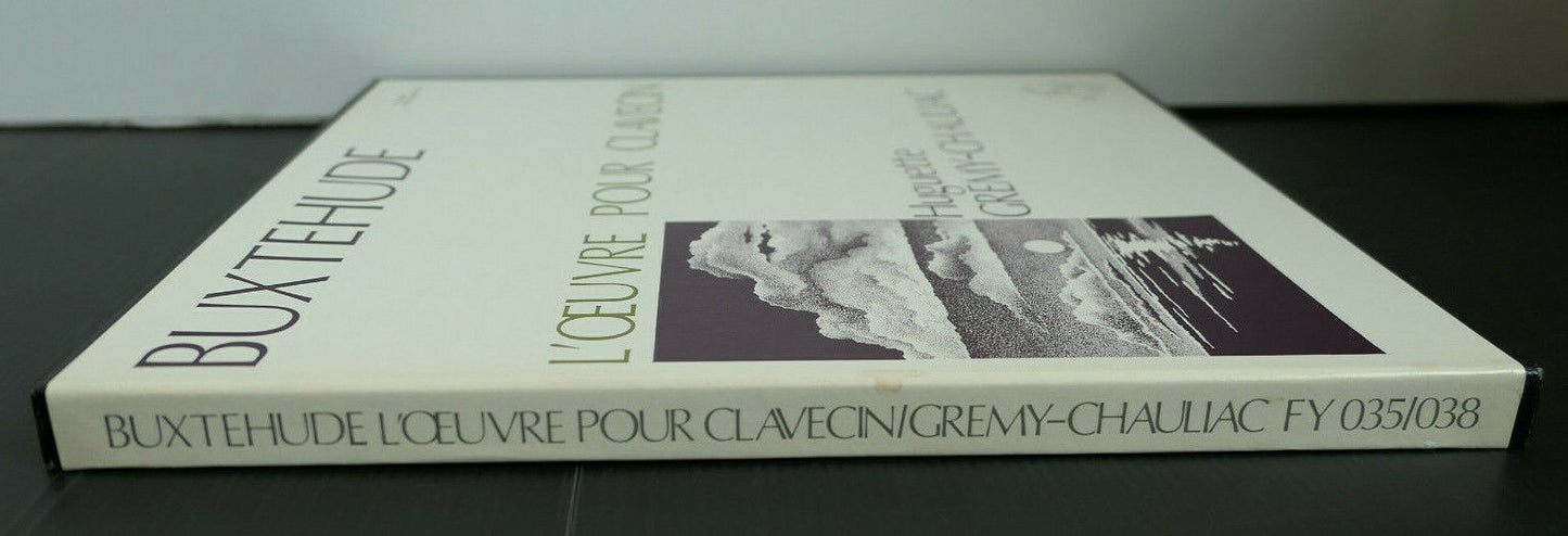 BUXTEHUDE L'OEUVRE POUR CLAVECIN / HUGUETTE GREMY-CHAULIAC / BOX 4LP / FY