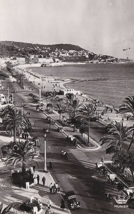 CARTE POSTALE ANCIENNE CPSM NICE / LA PROMENADE DES ANGLAIS (1952)