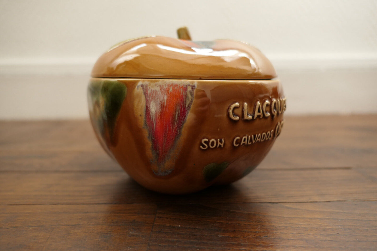 ANCIEN POT GLACONS CERAMIQUE ALCOOL CLACQUESIN CALVADOS OGEVAL ROUSSILLON
