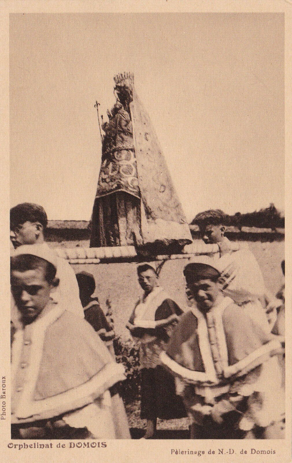 CARTE POSTALE ANCIENNE CPA 21 ORPHELINAT DE DOMOIS PELERINAGE DE N.-D. DE DOMOIS