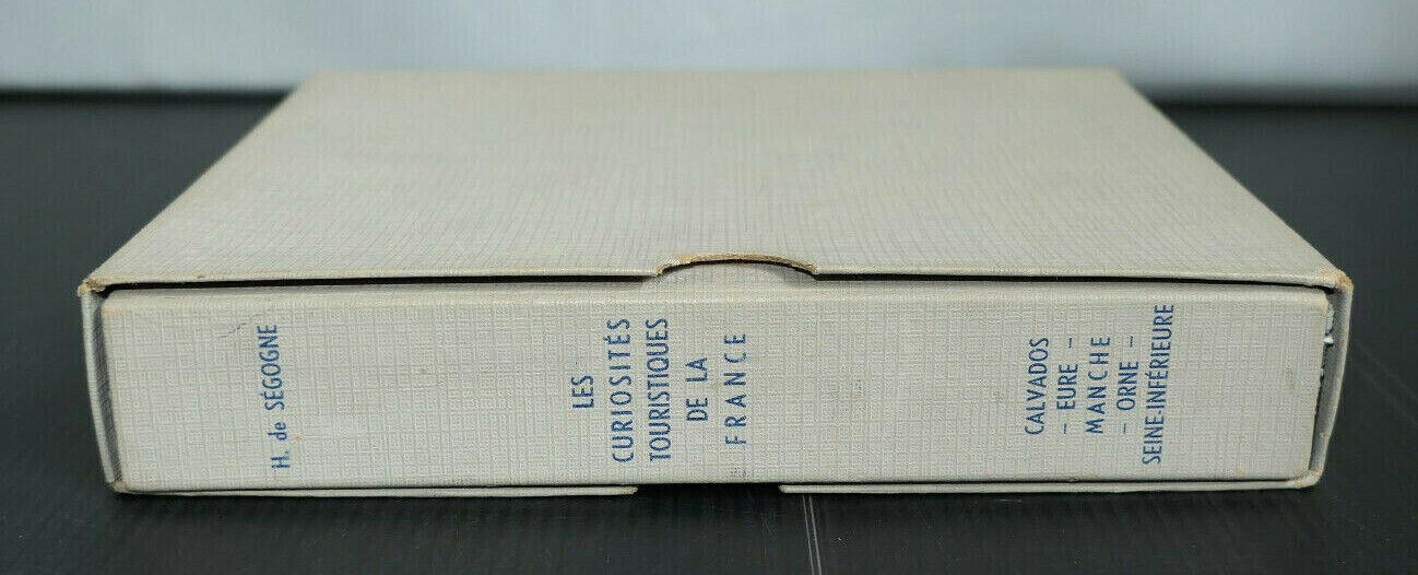 LES CURIOSITES TOURISTIQUES DE LA FRANCE / COFFRET 5 VOLUMES / HENRY DE SEGOGNE