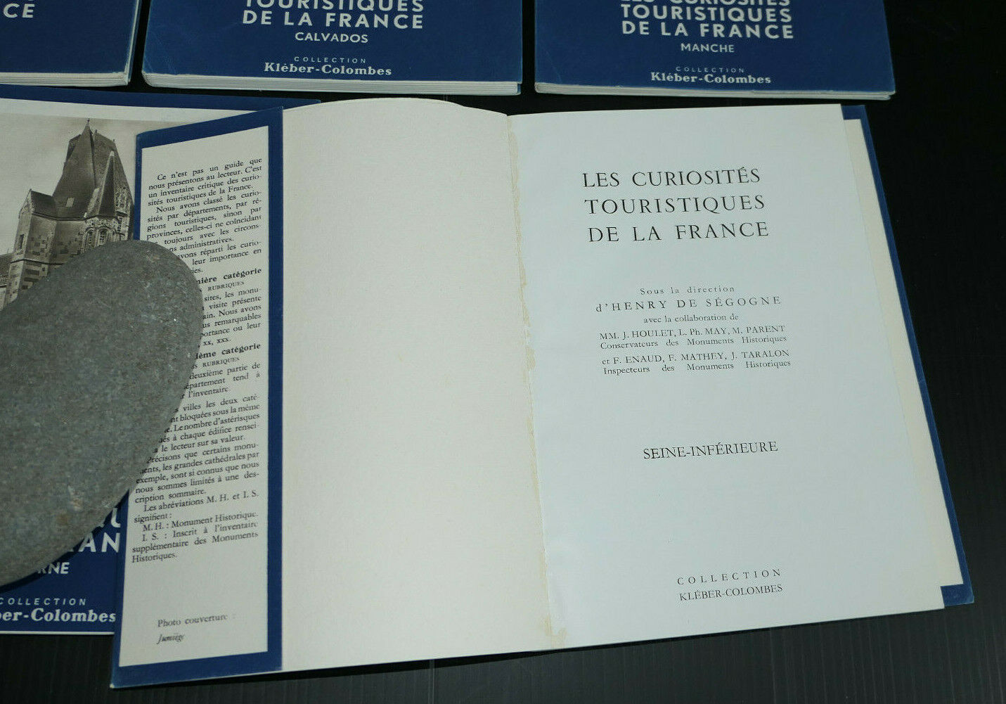 LES CURIOSITES TOURISTIQUES DE LA FRANCE / COFFRET 5 VOLUMES / HENRY DE SEGOGNE