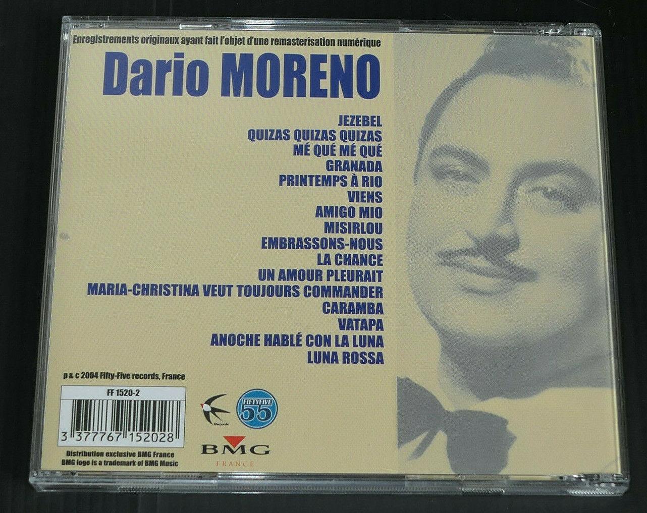 CD DARIO MORENO / 16 TITRES / 2004