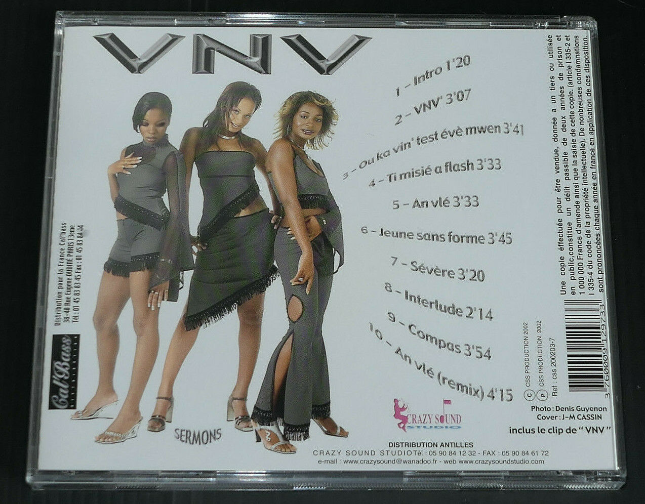 CD VNV / SERMONS / CALBASS 2002