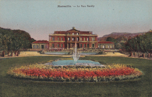 OLD POSTCARD CPA MARSEILLE LE PARC BORELY 