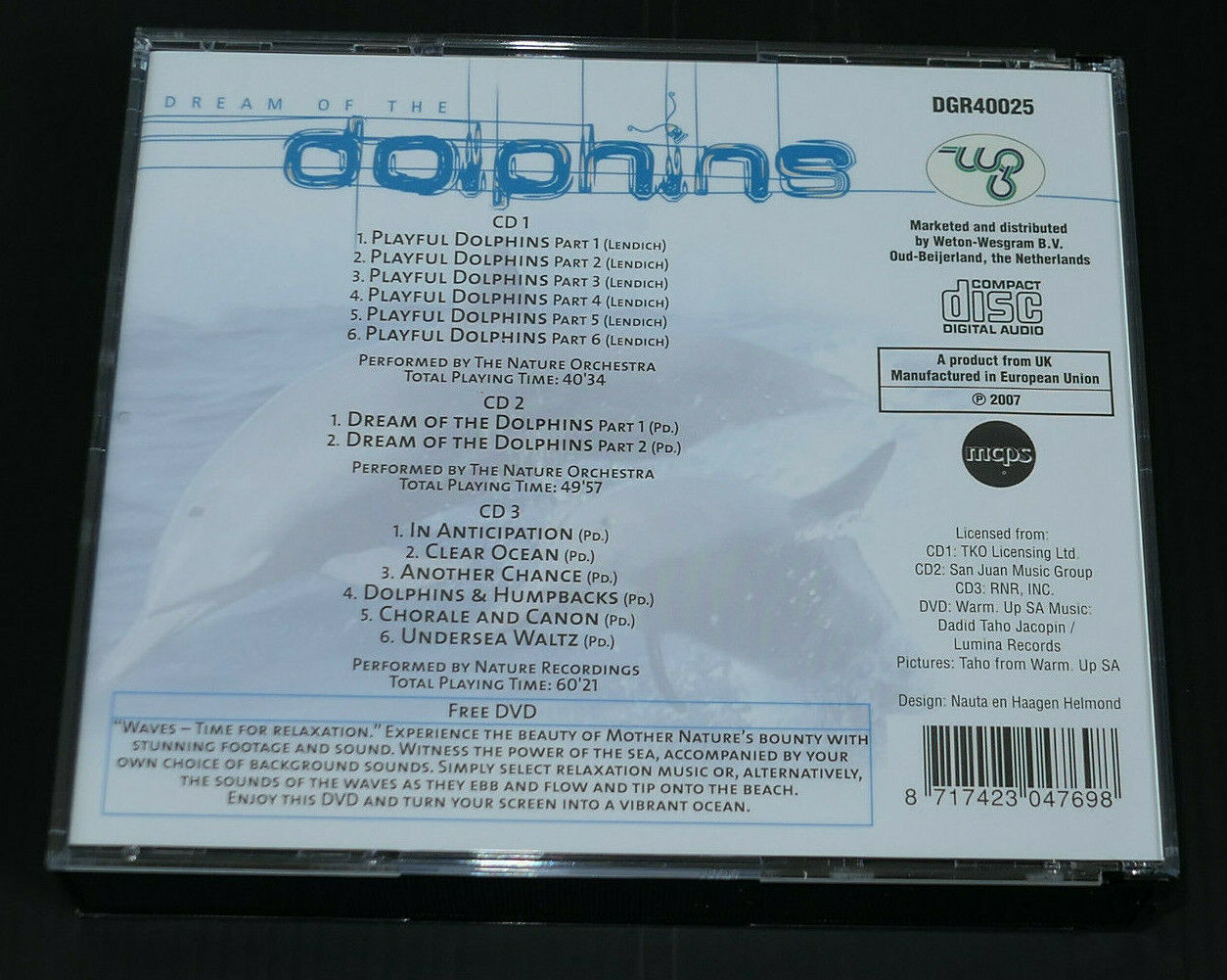 3CD + DVD / DREAM OF THE DOLPHINS / 2007