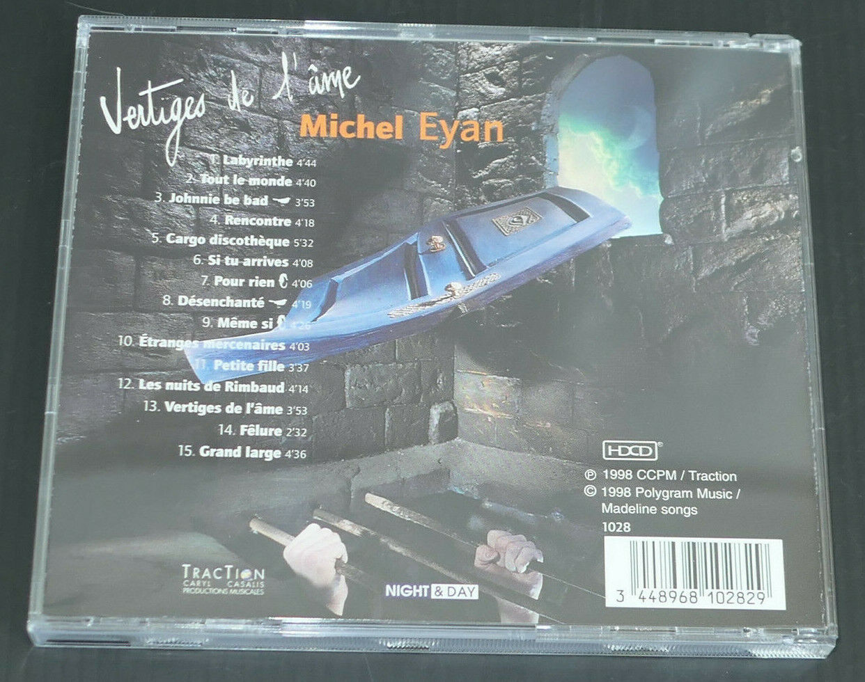 CD MICHEL EYAN / VERTIGES DE L'AME / 1998