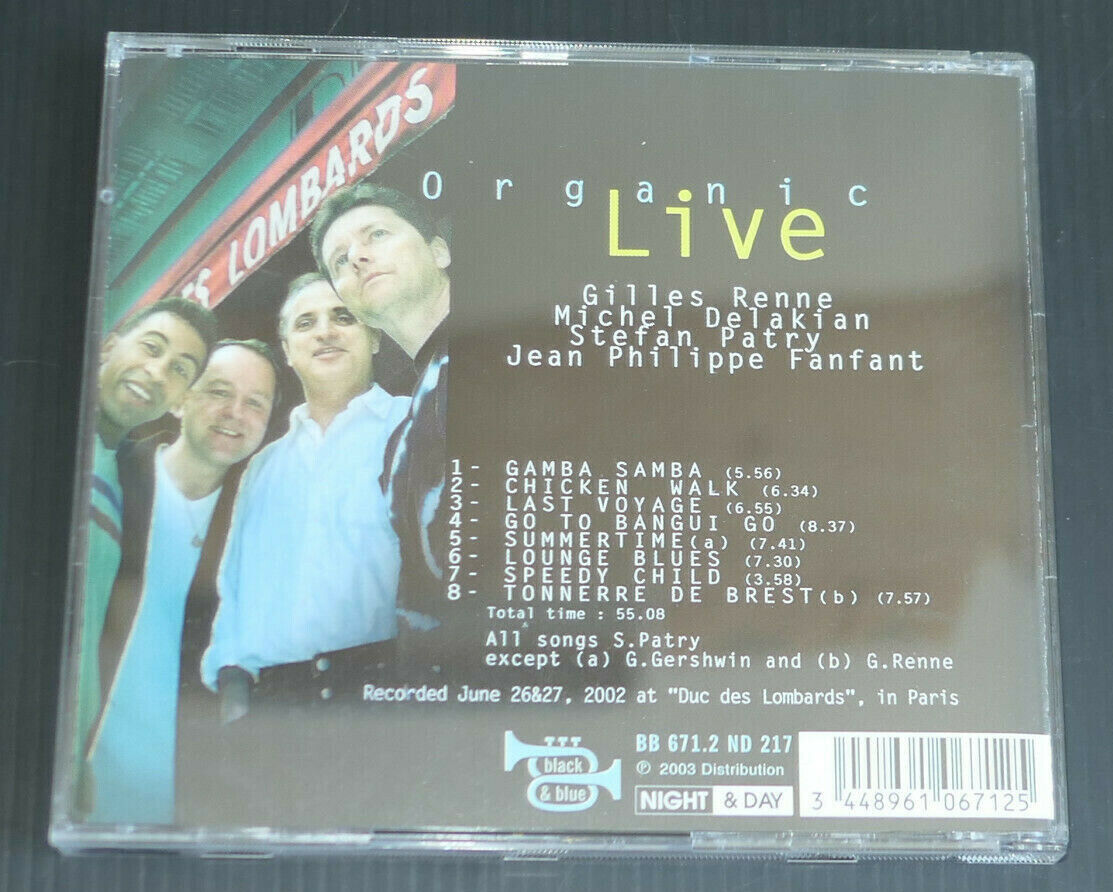 CD ORGANIC LIVE / 2003 / BLACK & BLUE BB 671.2