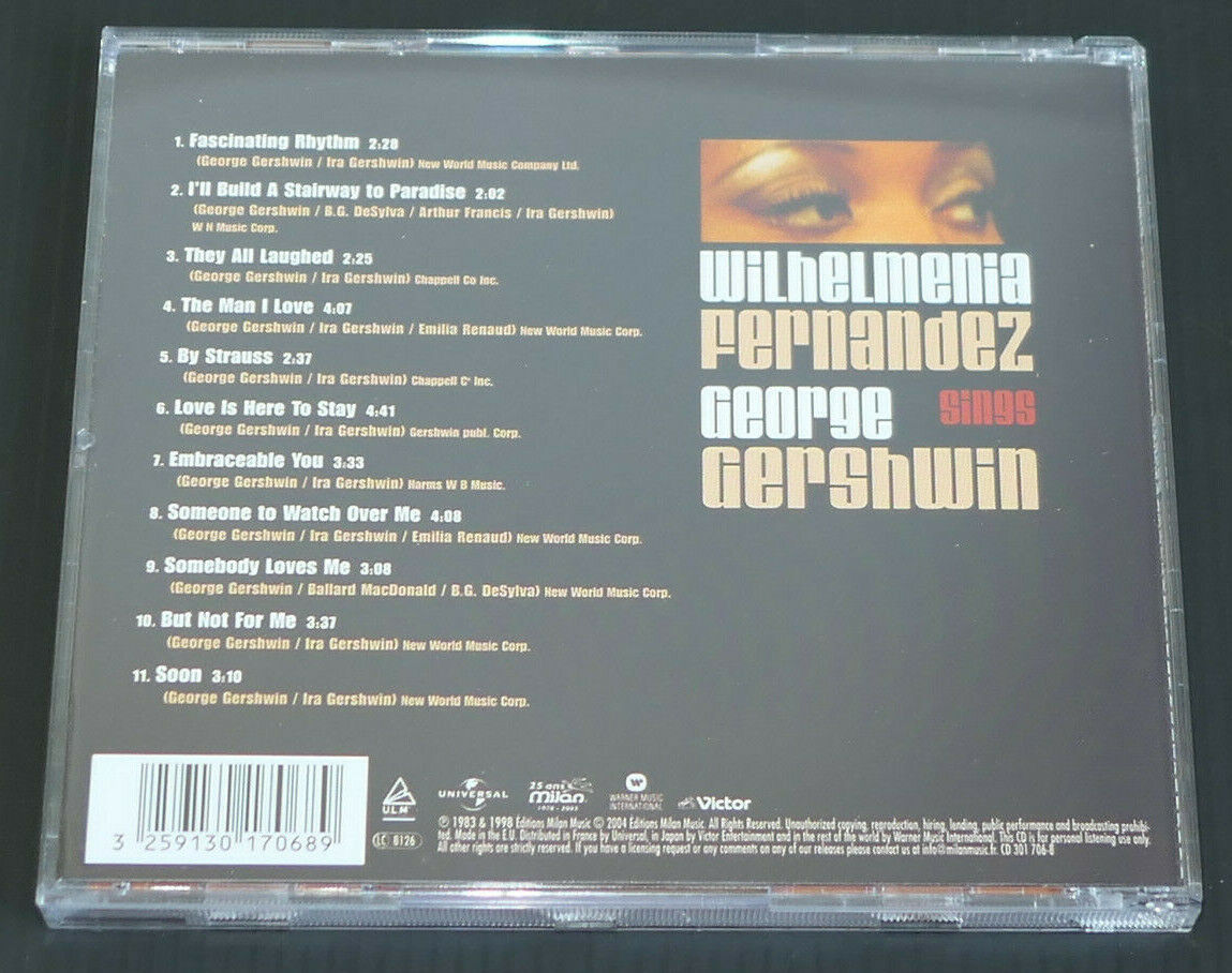 CD WILHELMENIA FERNANDEZ SINGS GEORGE GERSHWIN / 2004