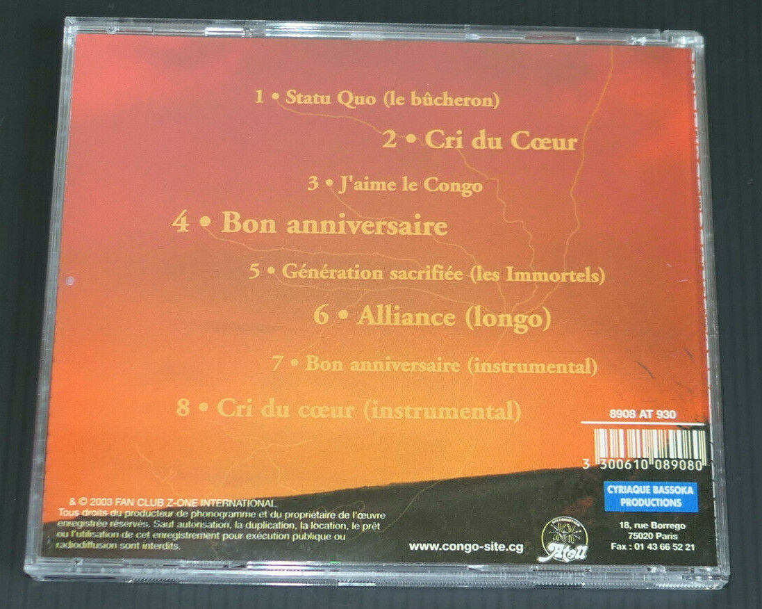 CD SAM TALANIS & LES Z-ONE BOYS / PELERINAGE 4 AFRICA / 2003
