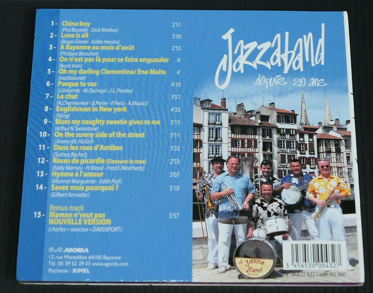 CD JAZZABAND DEPUIS 20 ANS ! / AGORILA