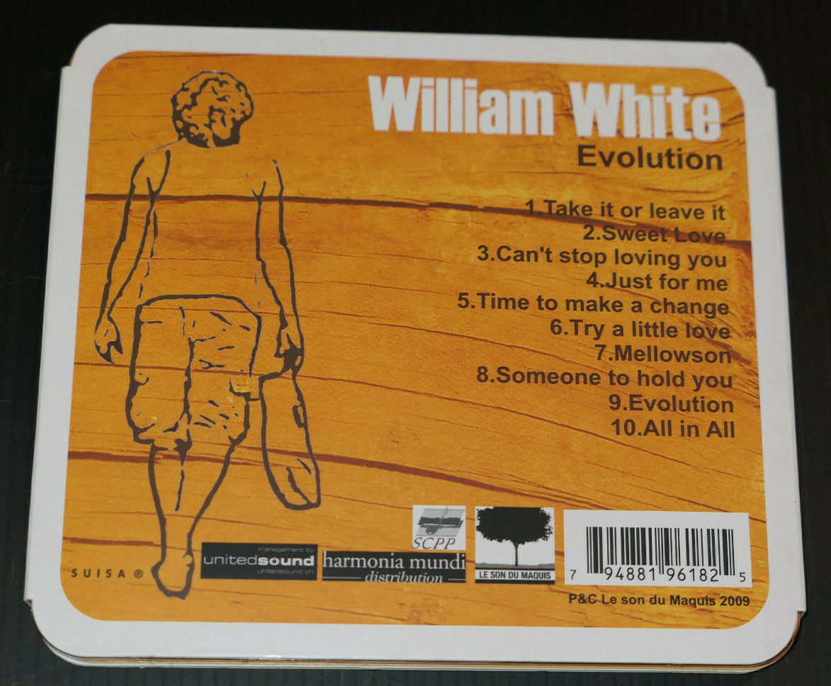 CD WILLIAM WHITE / EVOLUTION / 2009