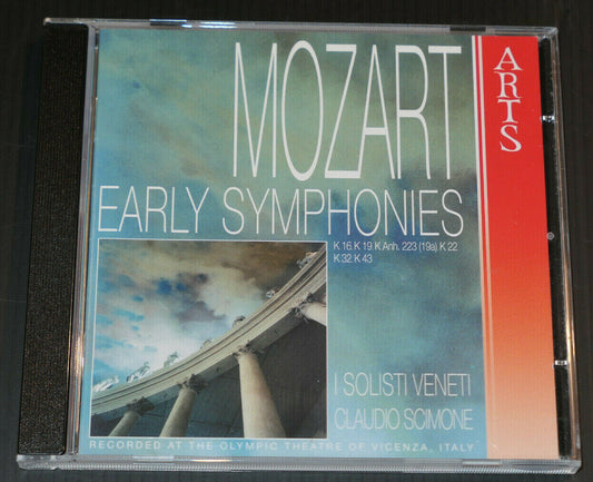CD MOZART / EARLY SYMPHONIES / I SOLISTI VENETI CLAUDIO SCIMONE / ARTS 2010