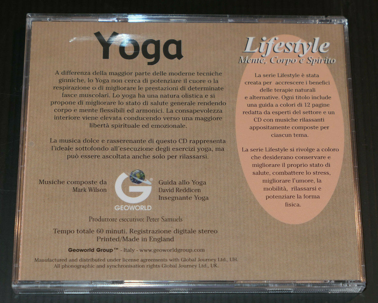 CD YOGA / LIFESTYLE GEOWORLD