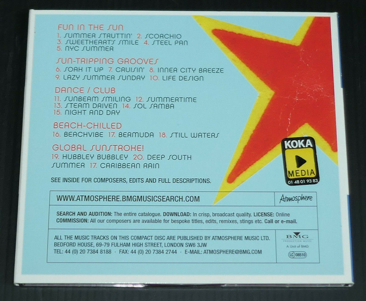 CD CRAZY SUMMER 2 / ATMOSPHERE ATMOS CD166