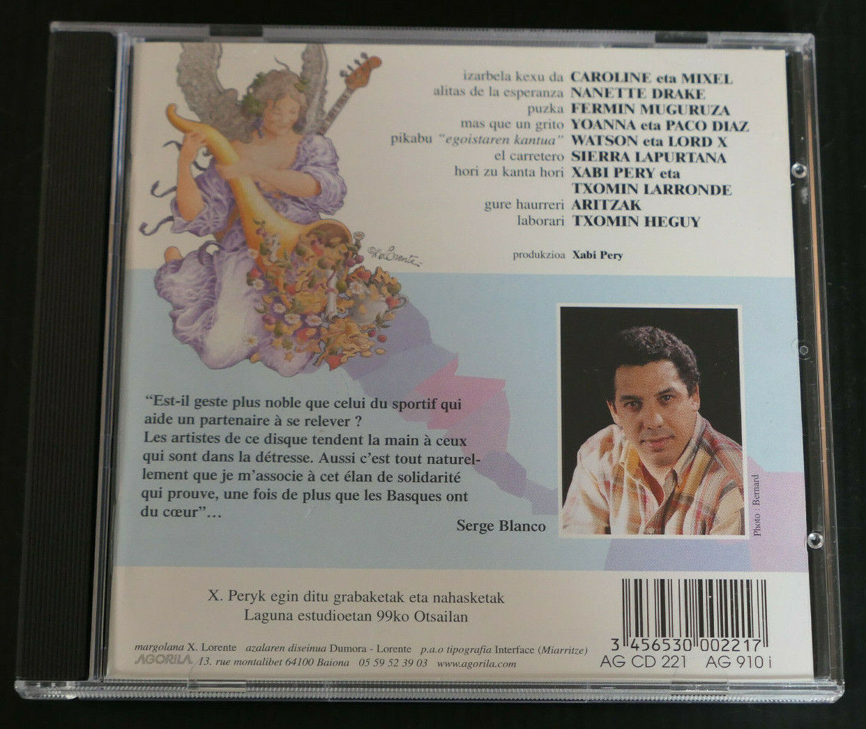 CD EUSKAL ARTISTAK ERTAMERIKAREN ALDE / ARTISTES BASQUES / AGORILA 1999
