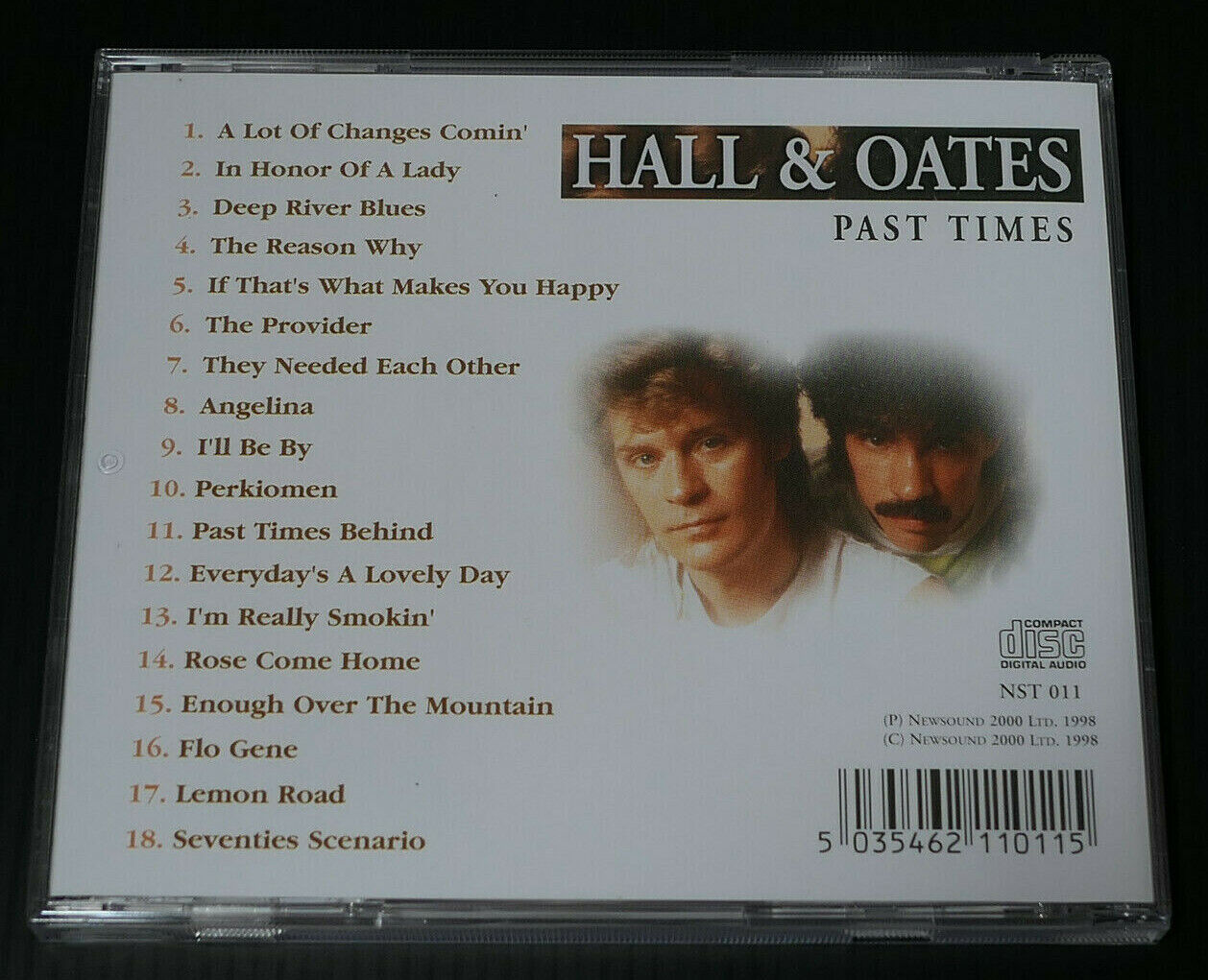 CD HALL & OATES / PAST TIMES / 1998