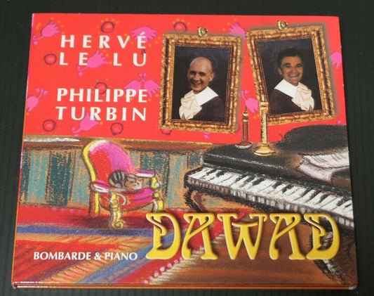 CD HERVE LE LU - PHILIPPE TURBIN - DAWAD - BOMBARDE & PIANO - 2003