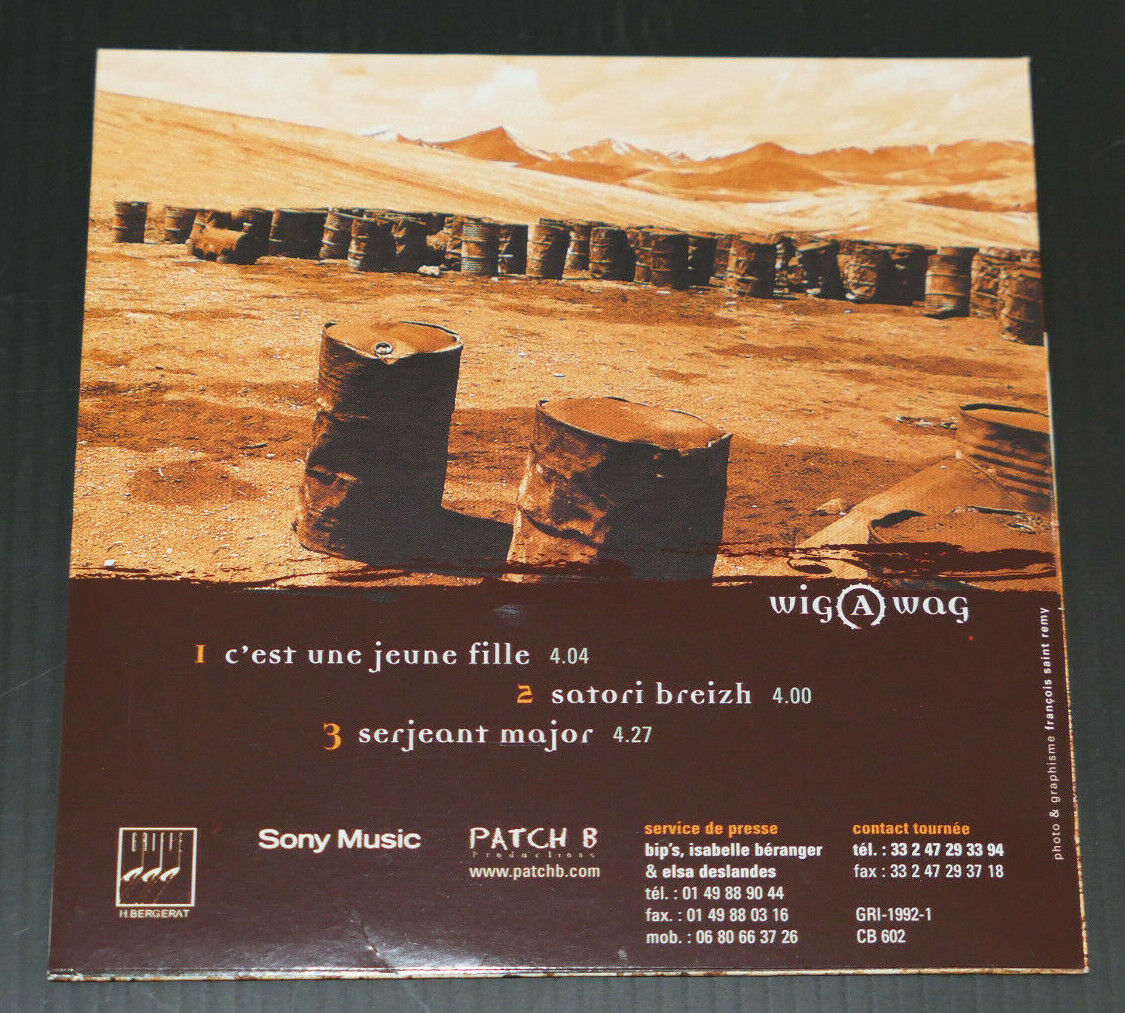MAXI CD 3 TITRES PROMO WIG A WAG