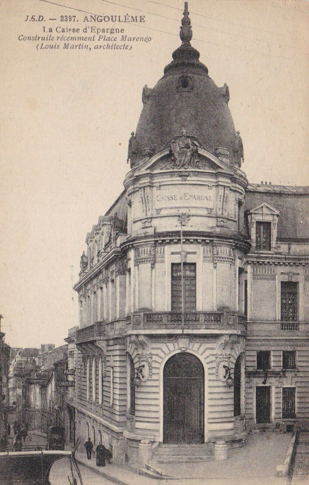 OLD POSTCARD CPA 16 ANGOULEME LA CAISSE D'AVARNE 