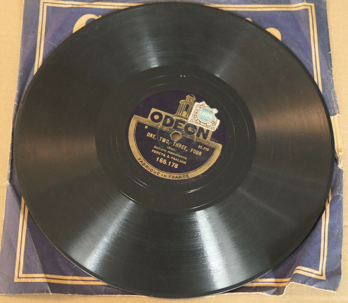 78T 78RPM FERERA & PAALUHI / SWEET HAWAIIAN MOONLIGHT / ODEON 165178